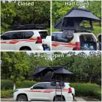 Customized Big Space Car Rooftop Tents With Double Rain Cover Square Rooftop Tent Z Style
