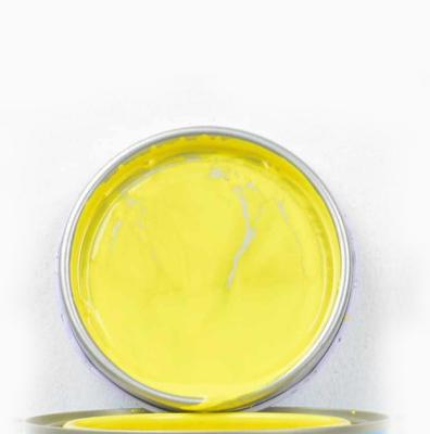 2K Lemon Yellow Car Paint Acrylic Spray For Automotive Repair ISO14001
