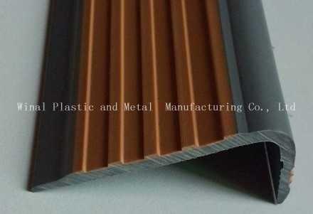 Nonabrasive PVC Stair antiskid plate,size 50MM*23MM*3.5MM，double color,wear-resisting, ant