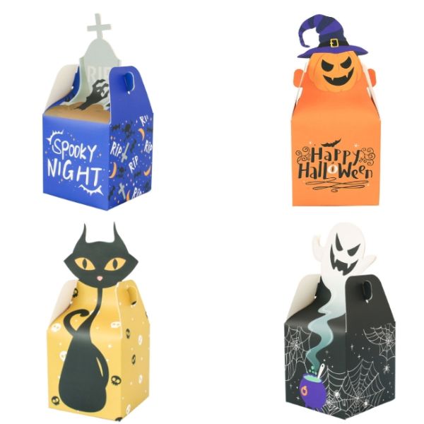 Коробки бумаги пищевого контейнера конфеты шоколада хеллоуина призрака упаковывая 27g