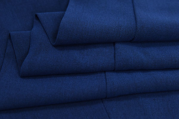 Mens Tailored Blue Suit Trousers Mel Anti Wrinkle Elastic Business