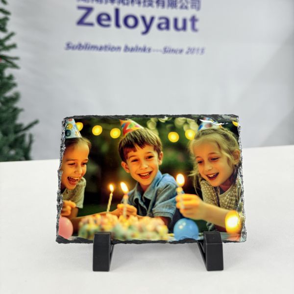 In Stock, Rectangle 15x30cm Sublimation Rock Slate Custom Printing and Personalized Gifts, Glossy&Matte Finish Available