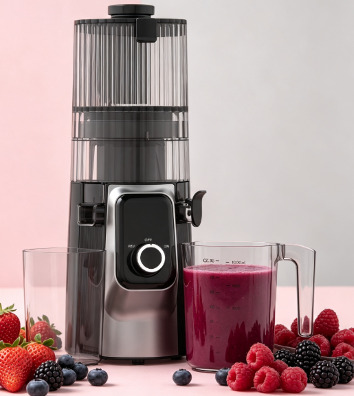 Fresh Smart HJ102C Slow Masticating Juicer – The Juicer That Loves Every Ingredient with 3 Adjustable Speeds, 135mm Wide Chute, 200W Cold Press & Self-Cleaning