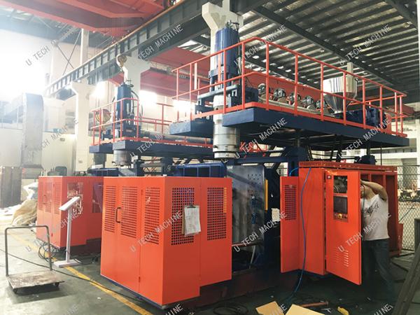 10L Plastic Bottle Blow Molding Machine 10 Liter Inclined Neck Jerry Can Extrusion