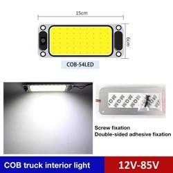 12V-85V COB Truck Head Lights Super Car Head Lamp Bright Ultra Thin