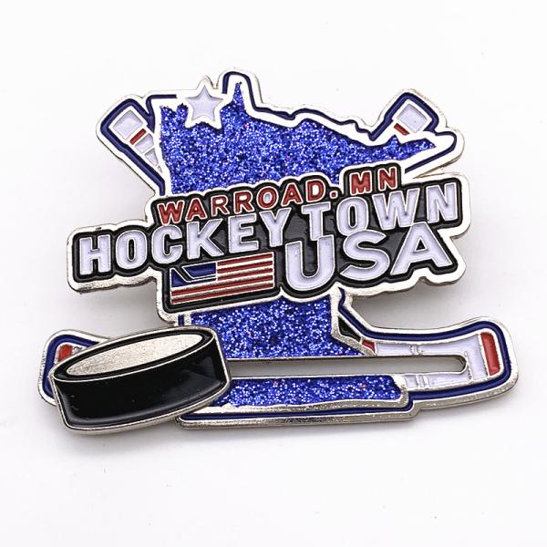 Customized Size Sports Trading Pins / Enamel Lapel Pin Badge For Souvenir