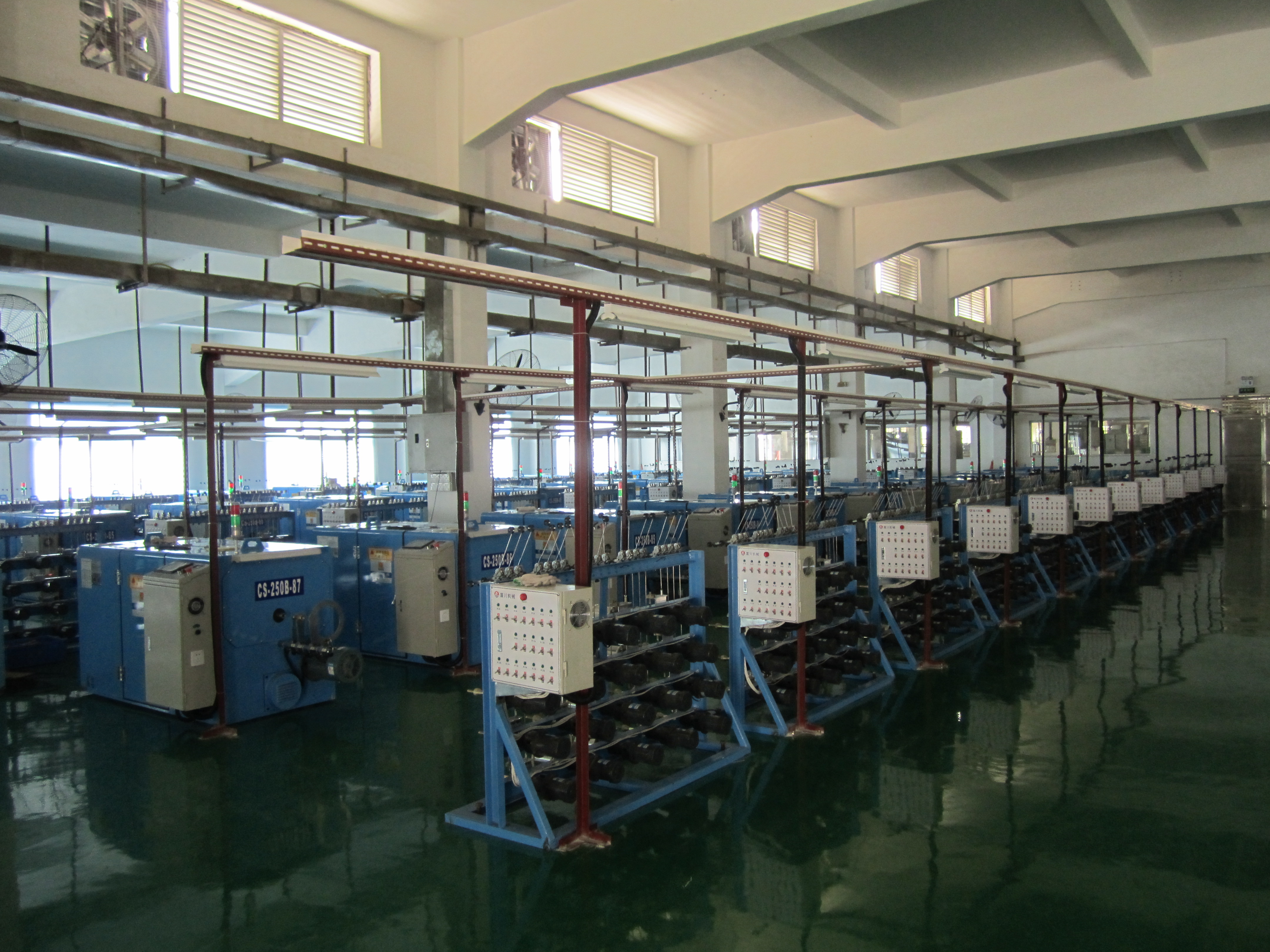 Passive Active Pay Off Copper Wire Bunching Machine Equipment 50 Heads Set