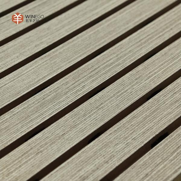Fire Proof Elevate Acoustic Design Grooved Panels For Premium Sound Environments