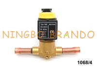 Castel Type 1068/4 refrigeração 220VAC da válvula de solenoide solda de 1/2 da”