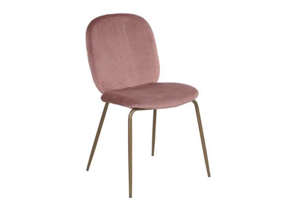85.5cm Height Knock Down Fabric Side Chair With 4 Metal Legs