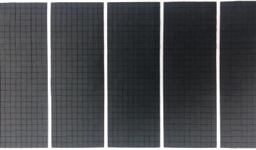 Fire Retardant Black Mylar Roll Plastic 4*4mm Square Mould Die Cutting