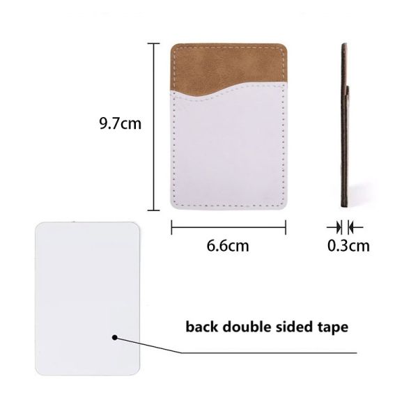 Sublimation Pu Wallet Card Holder Custom Leather Wallets
