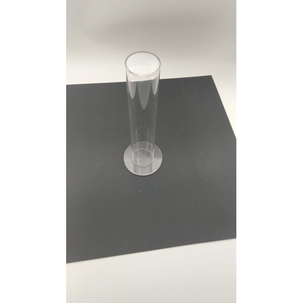 Covered EndsTube Jewelry Display Stands Clear Acrylic Bracelet  Holder