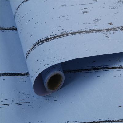 45cm Wood Grain Self Adhesive PVC 3D Wallpaper for Home Decoration 3d wall paper