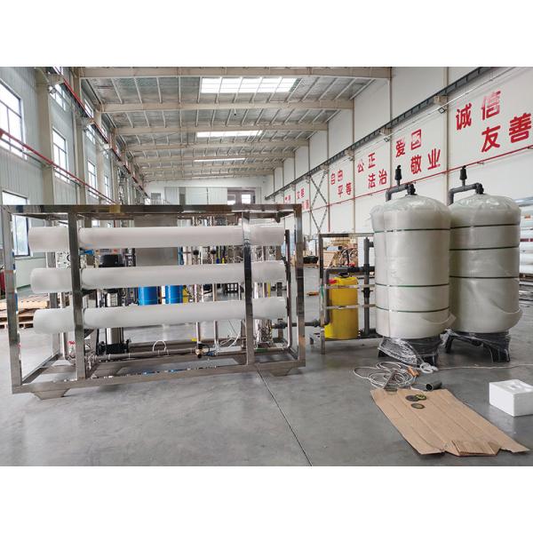 Instalação comercial de filtragem de água 6000LPH para filtragem de água por osmose reversa industrial
