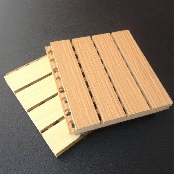 Fireproof Grade A1 Wooden Panel for Wall and Ceiling Decor Acoustic Sound Absorption