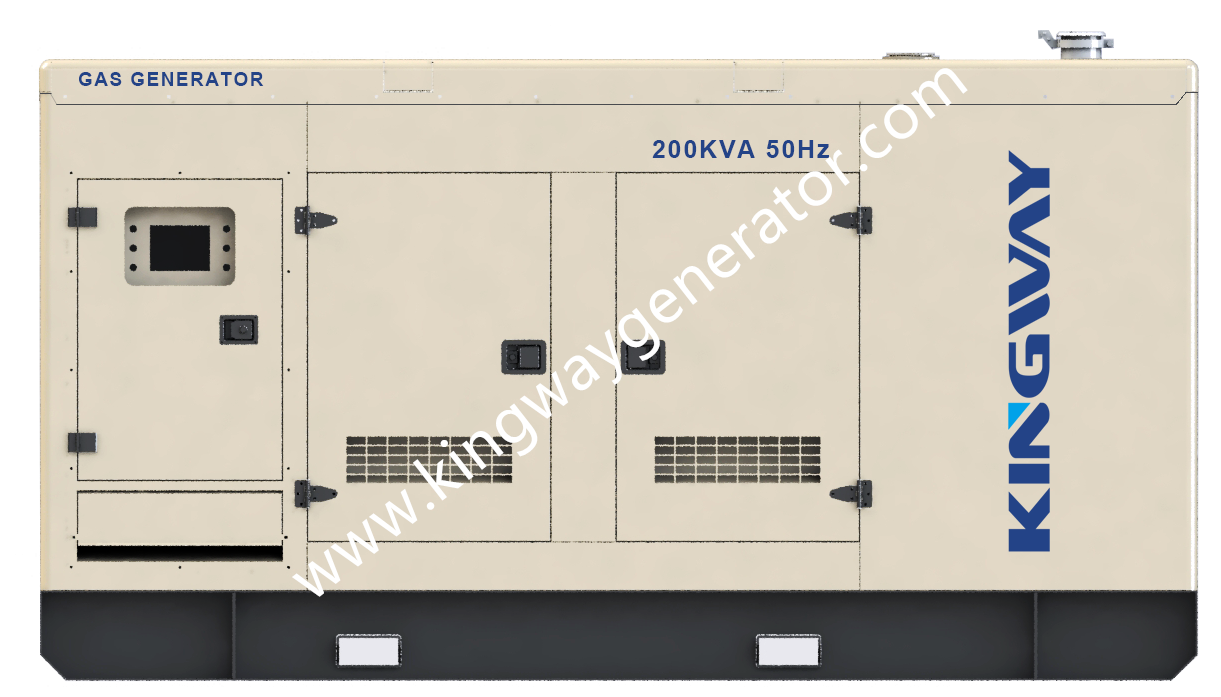 Mine Use  Natural Gas Generator Water Cooled 250KVA 200KW