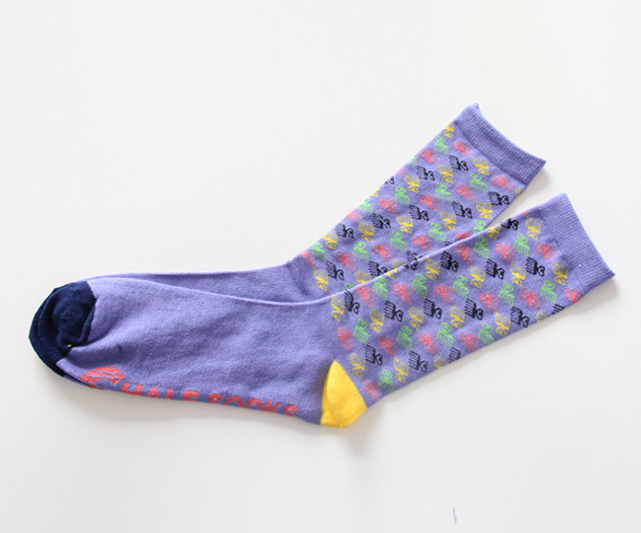 custom logo dress socks
