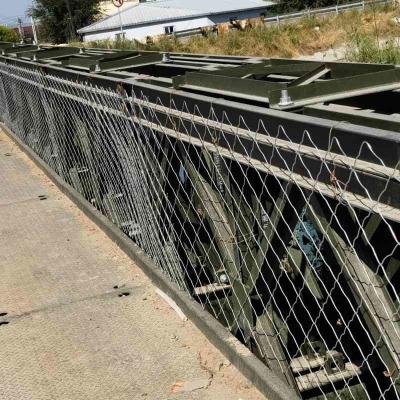 Temporary Bailey Bridge Army Galvanized Surface Adjustable Durable Lightweight