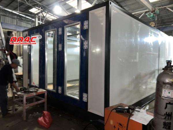 AA4C Container Spray Booth Granizo Reparar Danos Booth Carro Portátil Paint Booth Reparação Rápida