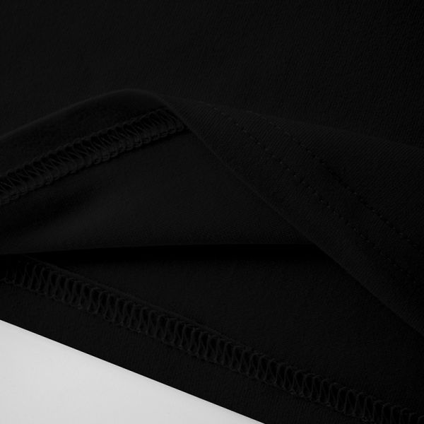 Spring Summer Black T Shirt Women Customizable Colors  Cotton Crew Neck T Shirt