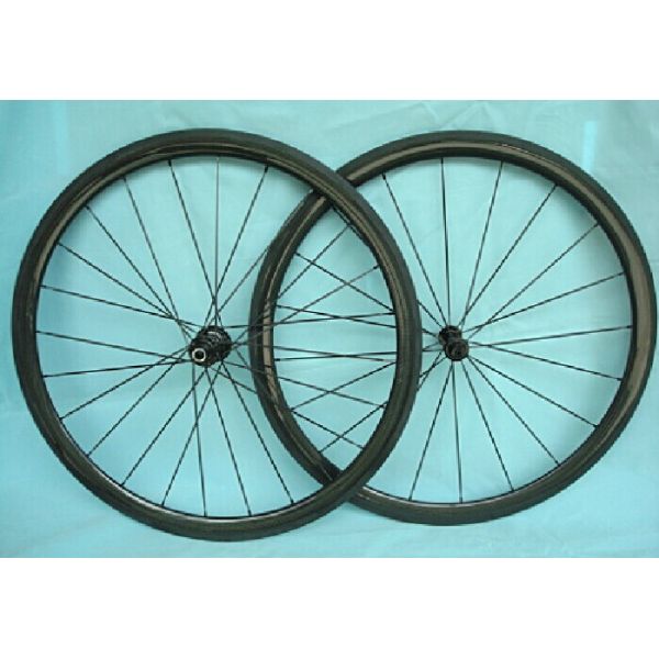 Hand built cheap Wheel Material 50mm*23mm 700c full carbon rim clincher road bike wheelset