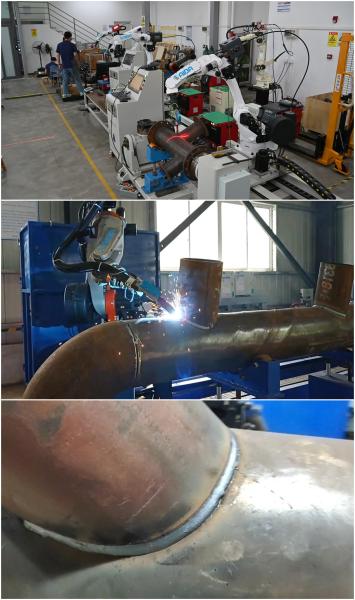 High-Speed Arc Welding Robot Aluminum Stainless Steel 6 Axis Automatic Welding Robot Manipulator