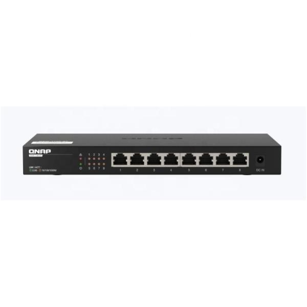 QSW-1108-8T マルチギガビット 8ポート 無管理 イーサネット スイッチ フルデュプレックス 半デュプレックス 通信 速度伝送