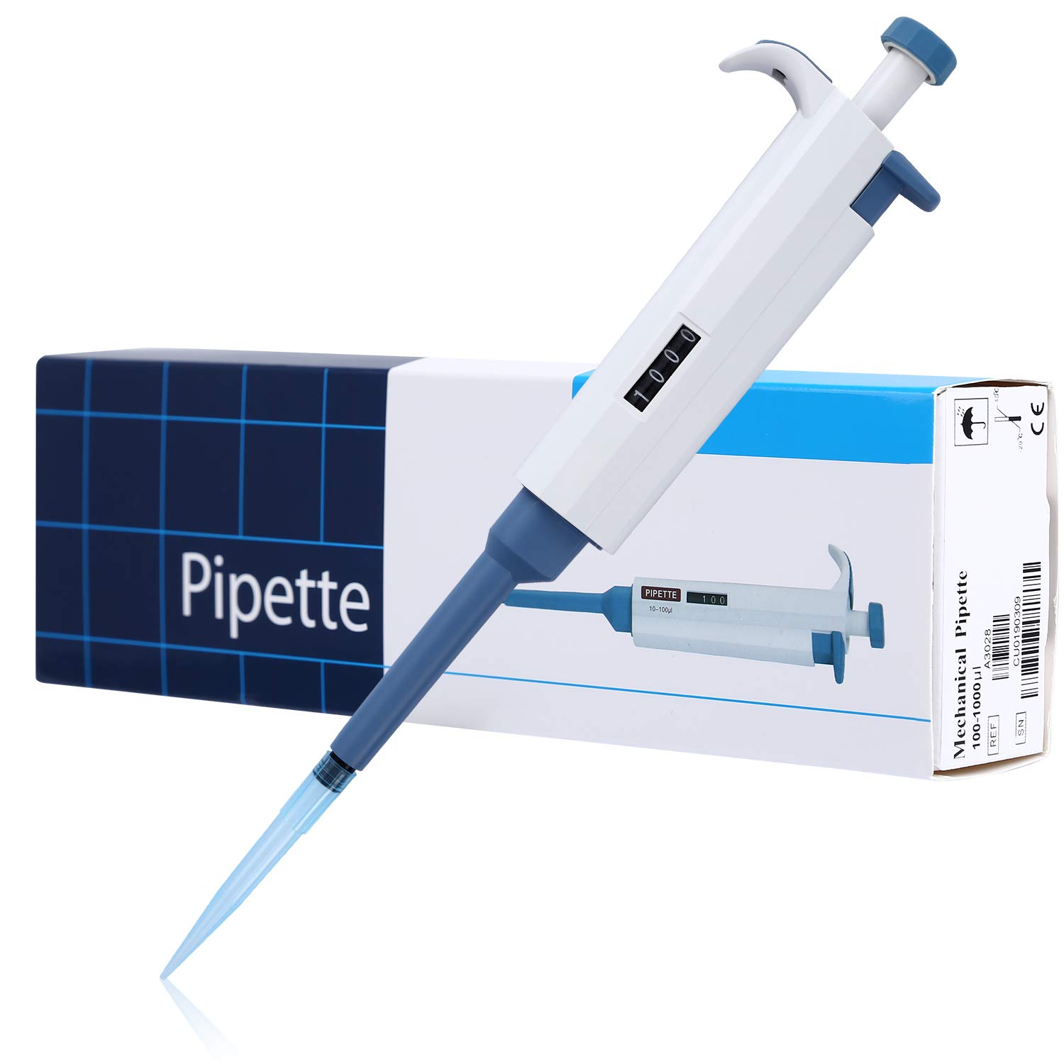 Adjustable Plastic Laboratory Pipette Stand Rack Linear Pipette Holder with High Visibility