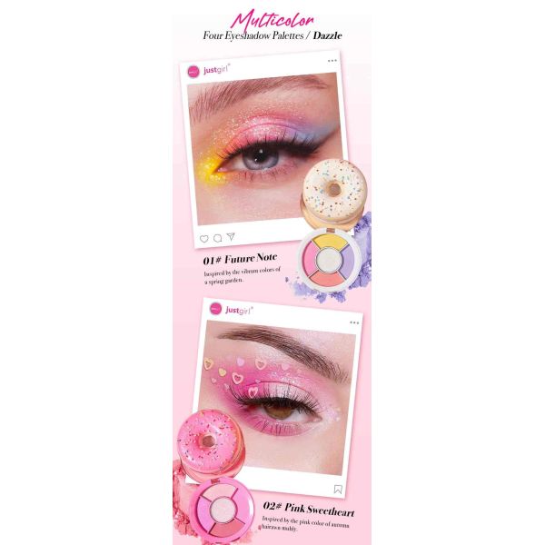 4 Colors Duochrome Eyeshadow 7.5g