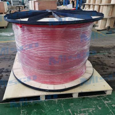 3/8 Welded Control Stainless Steel Coiled Tubing 15000psi With Hydraulic Flat Pack