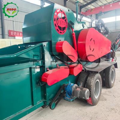 Máquina de trituração de madeira de 10 a 15 t/h, com motor a diesel de 430 cv.