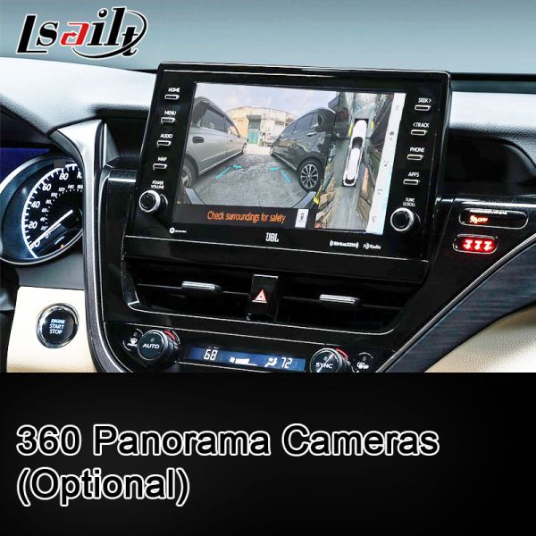 Lsailt Android 13 видеоинтерфейс для Toyota Camry 2018-2021 RAV-4, Sienna OEM Обновление экрана с Android мультимедийной системой Включает YouTube, NetFlix