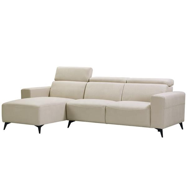 Durable Breathable L Shaped Fabric Couch , Antiwear Contemporary Fabric Corner Sofas