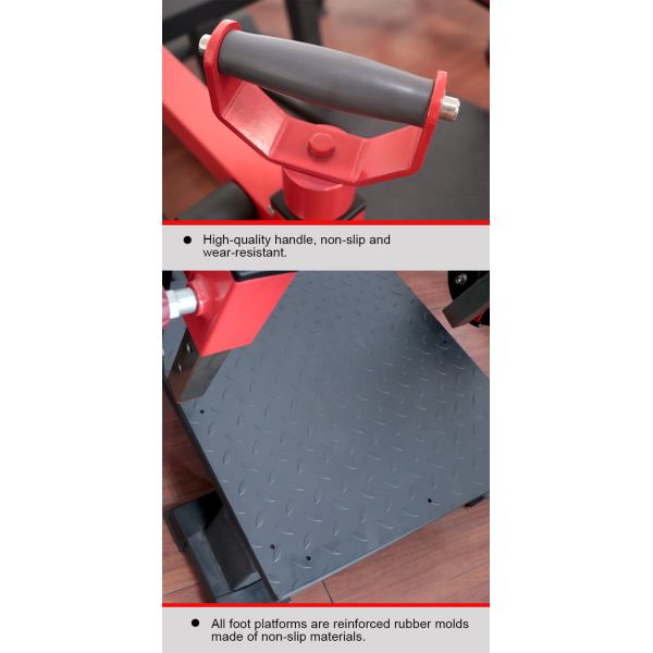 Square Tube Hammer Strength Plate Loaded Equipment Shrug Workout Gym Training