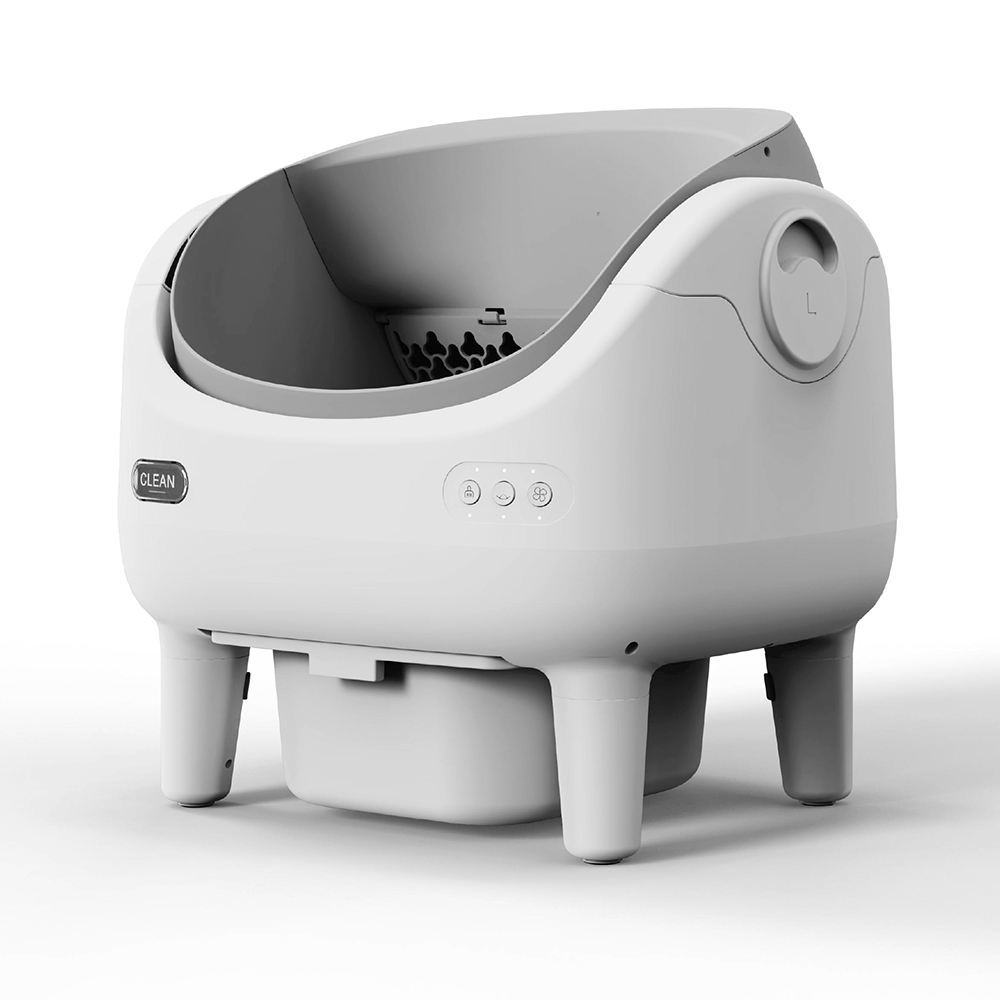 Large Capacity Strong Odor Control Smart Automatic Cat Litter Box for Multiple Cats
