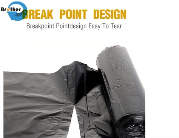 Environmentally Friendly Heavy Duty LDPE HDPE Thank You Vest Carrier Plastic Bags / T-Shirt Plastic Bag for Supermarket