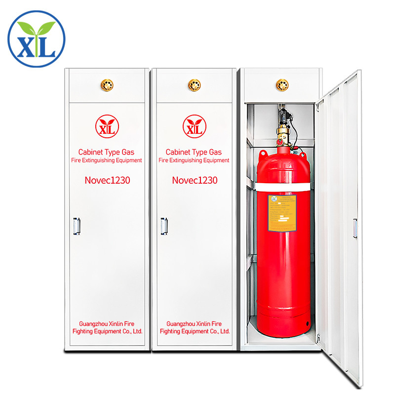 Система Novec 1230 FM200 / Газообразное пожаротушение Красный стальной цилиндр для данных / Компьютерная комната