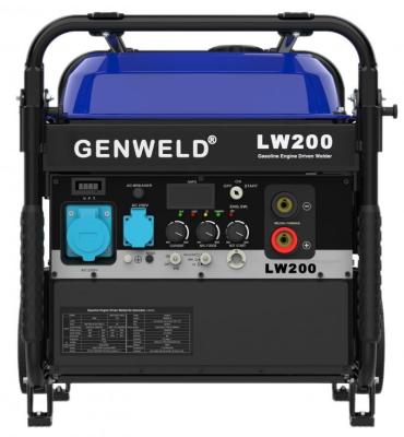Industrial Rated 250A Engine Driven Welder With AC 7.5kW Auxiliary Output Power