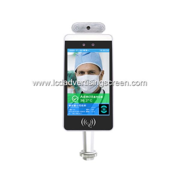 AI Face Recognition Thermometer With 8 IPS LCD Screen