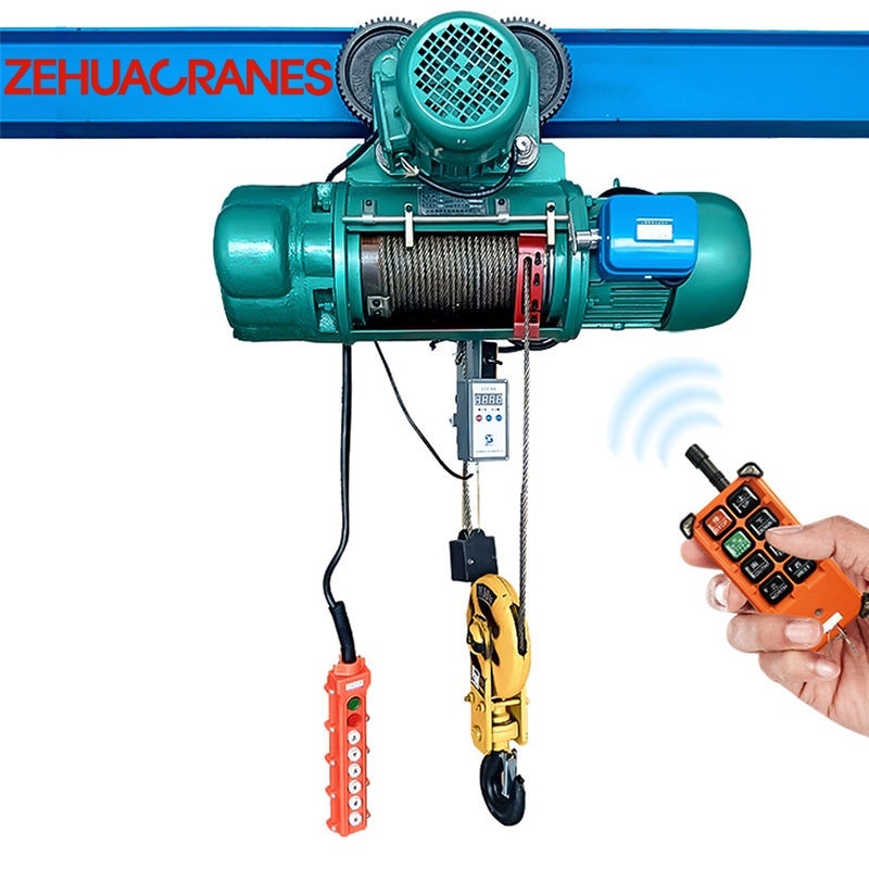 Electric Wire Rope Hoist Heavy Duty Lifting Equipment for Industrial Manufacturing and Material Handling