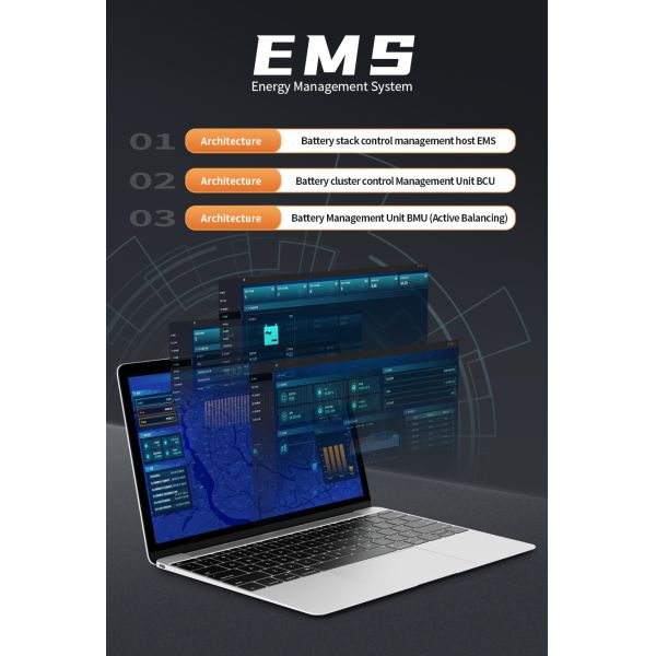 200KW 372KWh Armoire de stockage d'énergie refroidie par liquide Pour le système de stockage d'énergie industriel et commercial