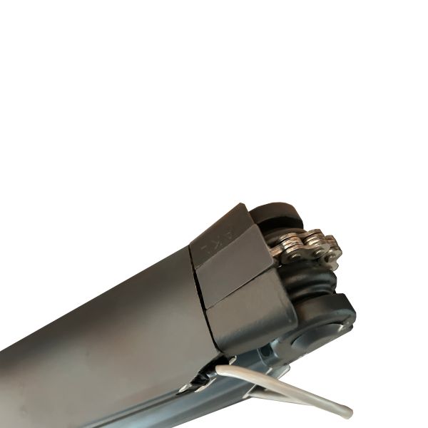 Retractable Patio Awning with LED Light Waterproof Sunshade for Cafe Villa Garden