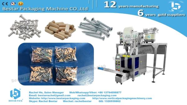 Screw nails bolts nuts automatic counting and mix pouch packing machine