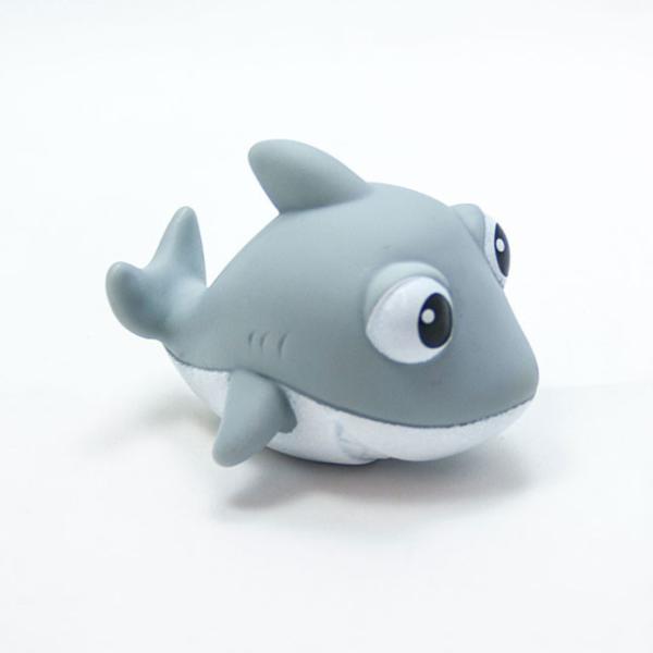 BPA Free Soft Cute Rubber Bath Toys Set Cartoon Characters Shaped For Baby Shower