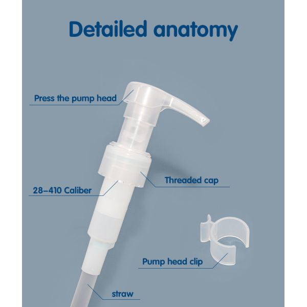 All PP Monopolymer Dispensing 4cc Lotion Pump 28-410 Closure Cosmetic Packaging