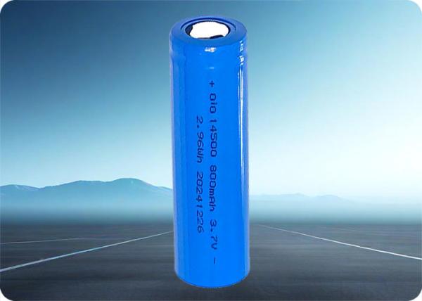14500 Li Ion Battery 800mAh 3C Discharge 3.7V Rechargeable