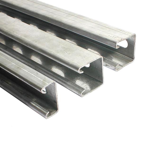 Light Weight 6063 Aluminium Unistrut Channel Sections C Shaped Profile 40X40