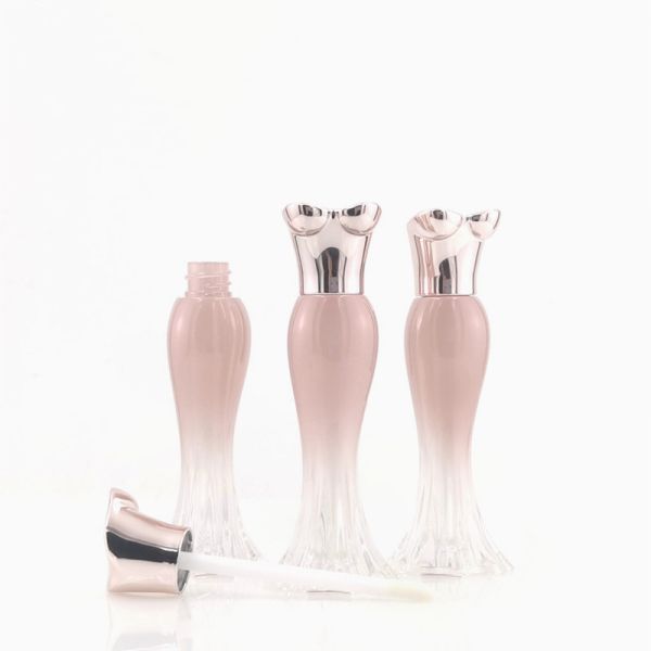 Skirt Mermaid Gradient Rose Gold Empty Lip Gloss Tube 3ml