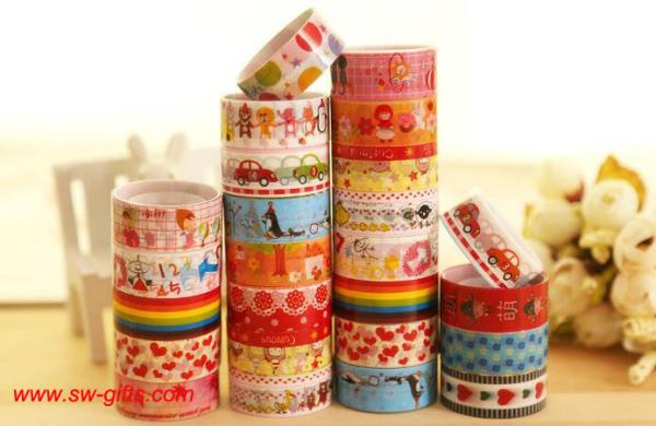 New Design DIY decorative adhesive paper sticky paper tape for scrapbooking Diary Gifts